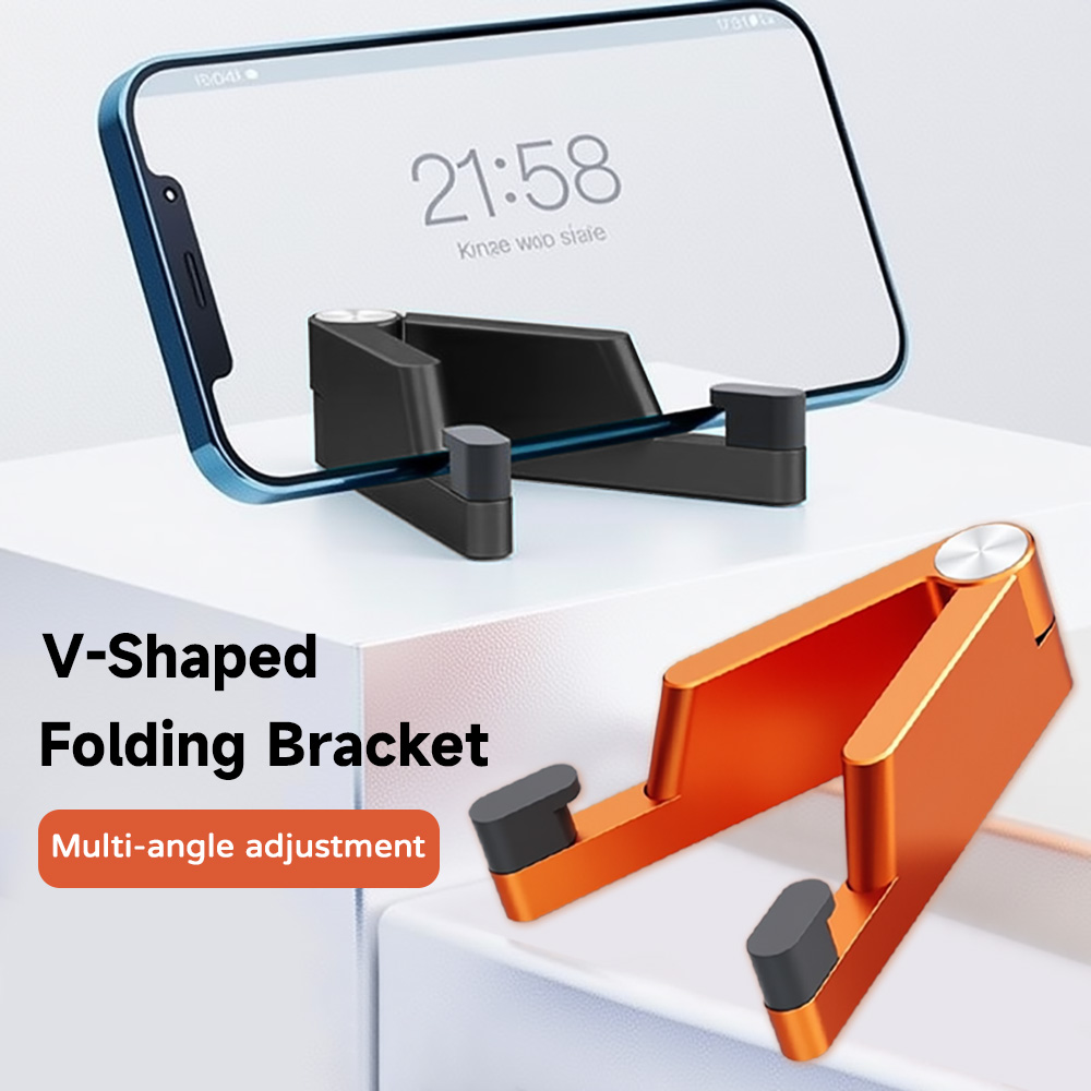 Travel Accessories Iphone - V-Shaped Folding Bracket Multi-Angle Adjustable Phone