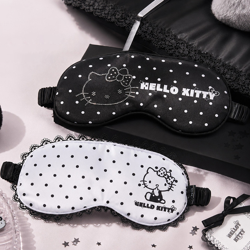 Travel Accessories In Japan - Cute Hello Kitty Eye Mask Soft
