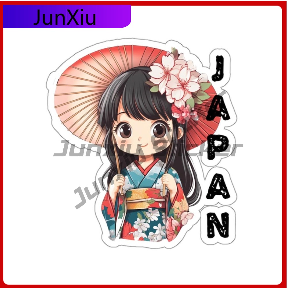 Travel Accessories In Japan - Japan Travel Stickers Asian Japanese Girl