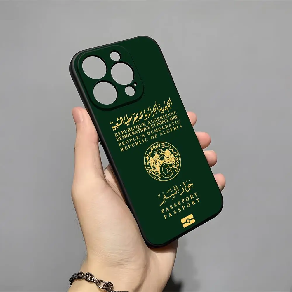 Algeria Map Flag Passport Phon - đánh giá và giá Travel Accessories Iphone