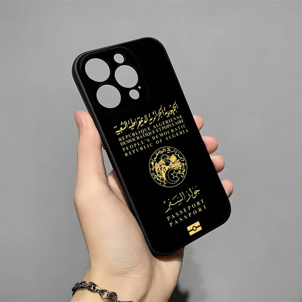 Algeria Map Flag Passport Phon - đánh giá và giá Travel Accessories Iphone