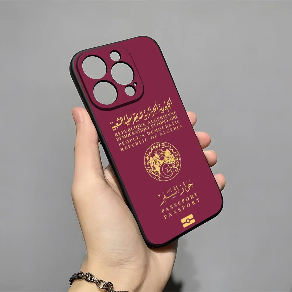Algeria Map Flag Passport Phon - đánh giá và giá Travel Accessories Iphone