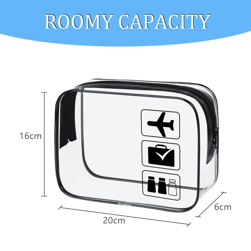 1pc Clear Toiletry TSA Approve - đánh giá và giá Toiletry Bag Tsa