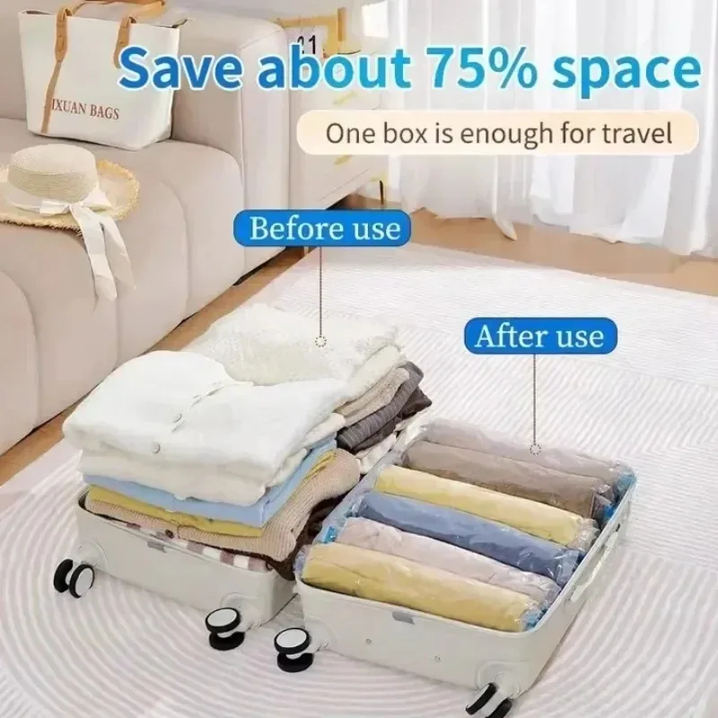Roll Up Space Saver Travel Sto - đánh giá và giá Compression Bag Vacuum
