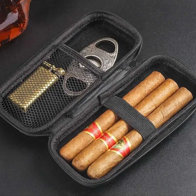 Portable Cigar Case EVA Light  - đánh giá và giá Travel Accessories Box