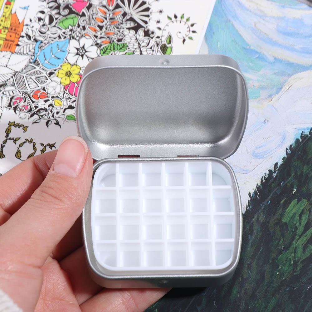Portable 12/24 Grids Watercolo - đánh giá và giá Travel Accessories Box