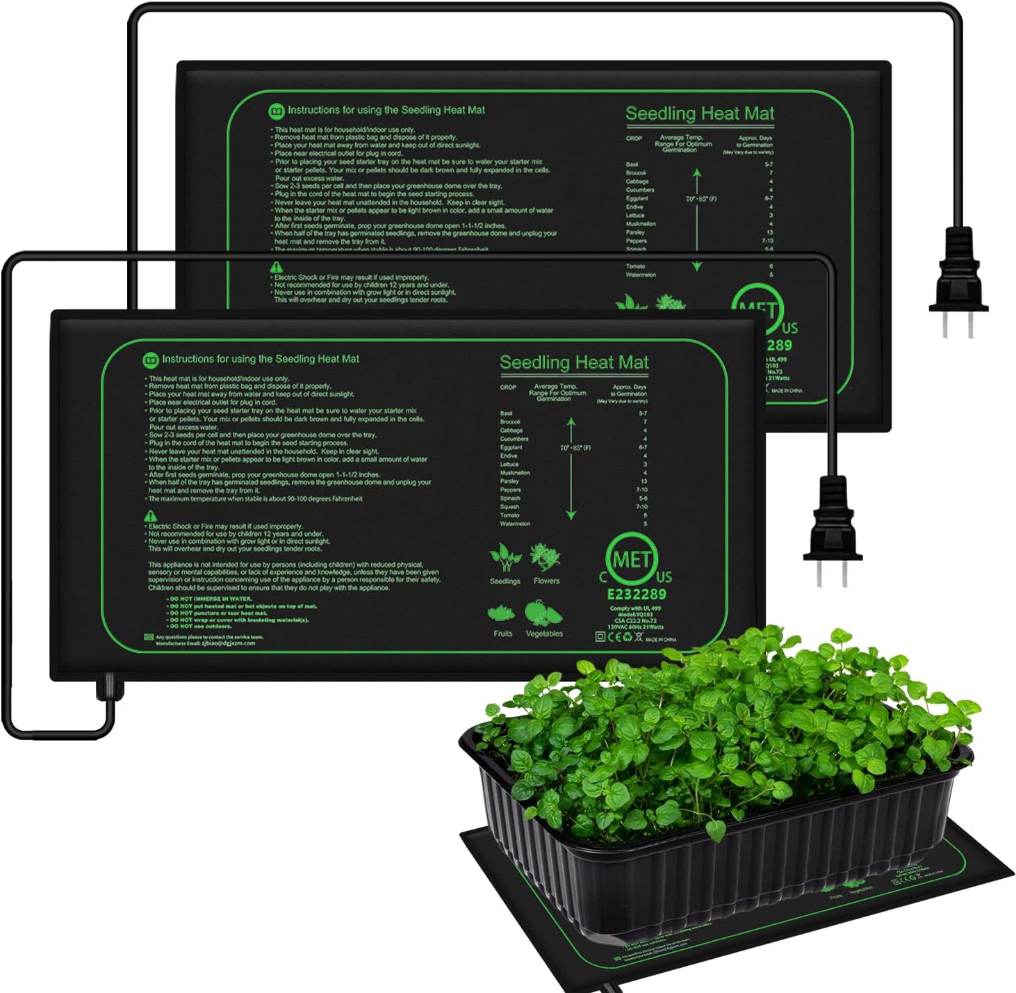 10/25/50CM Seedling Heat Mat I - đánh giá và giá Travel Accessories Uk