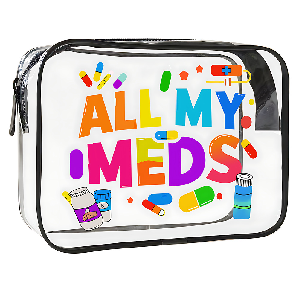 1PC Clear Makeup Bag Travel To - đánh giá và giá Toiletry Bag Tsa