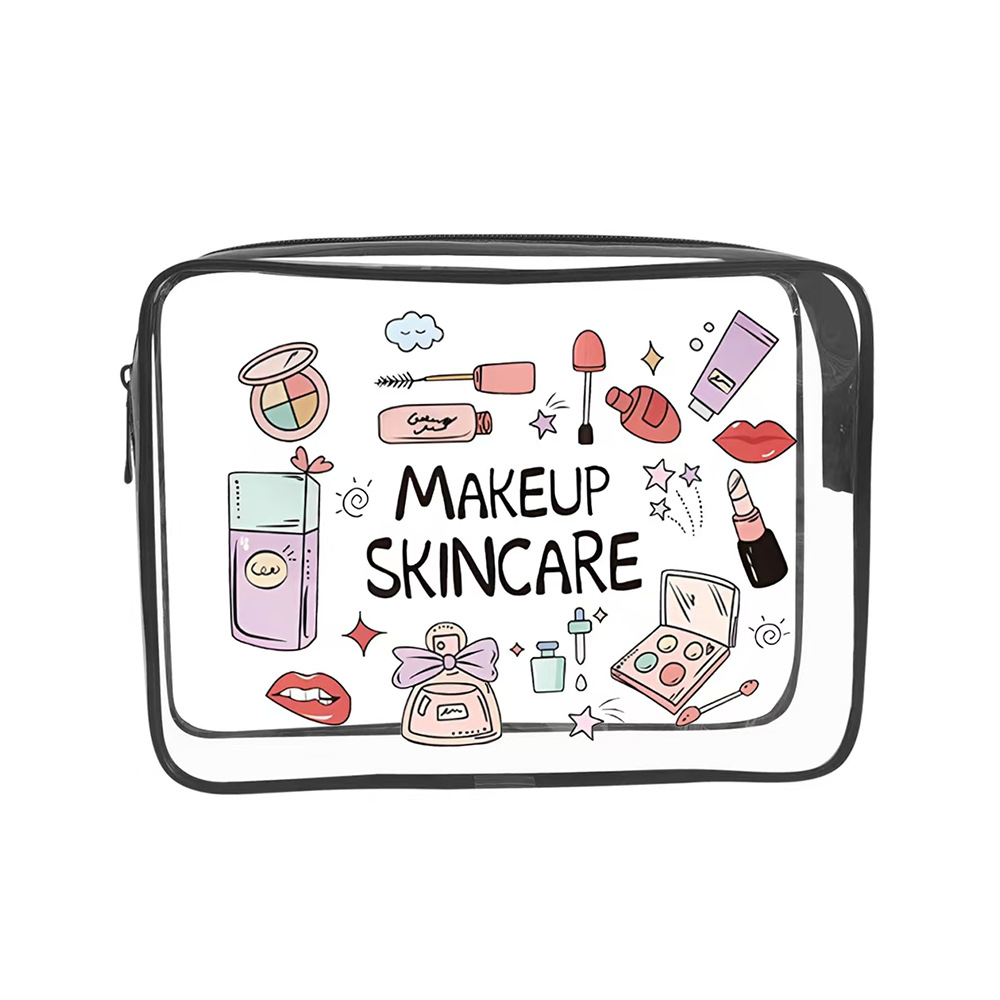 1PC Clear Makeup Bag Travel To - đánh giá và giá Toiletry Bag Tsa