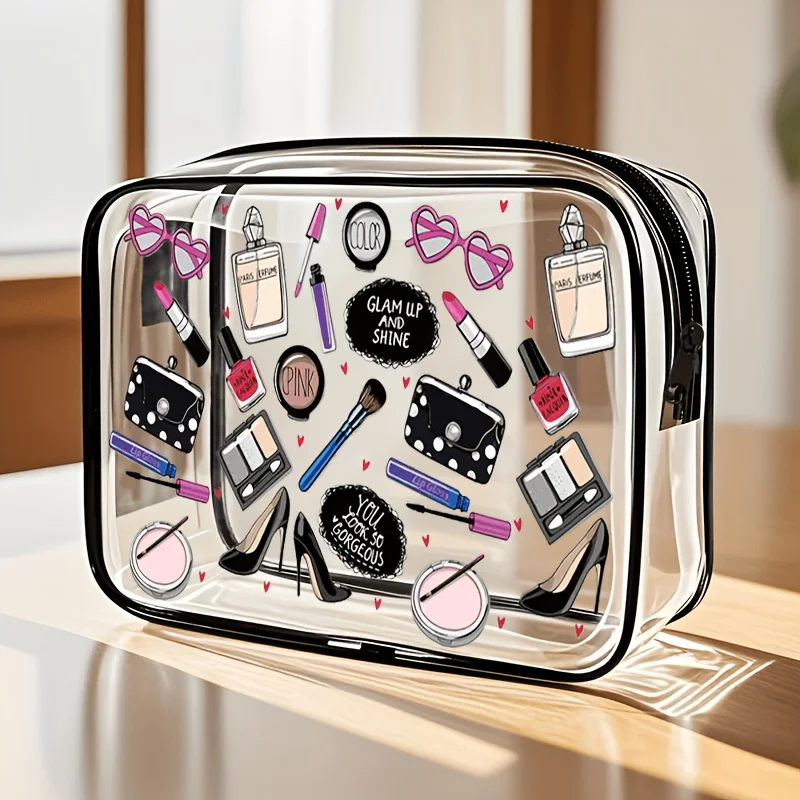 1pc Clear Makeup Bag Transpare - đánh giá và giá Toiletry Bag Tsa