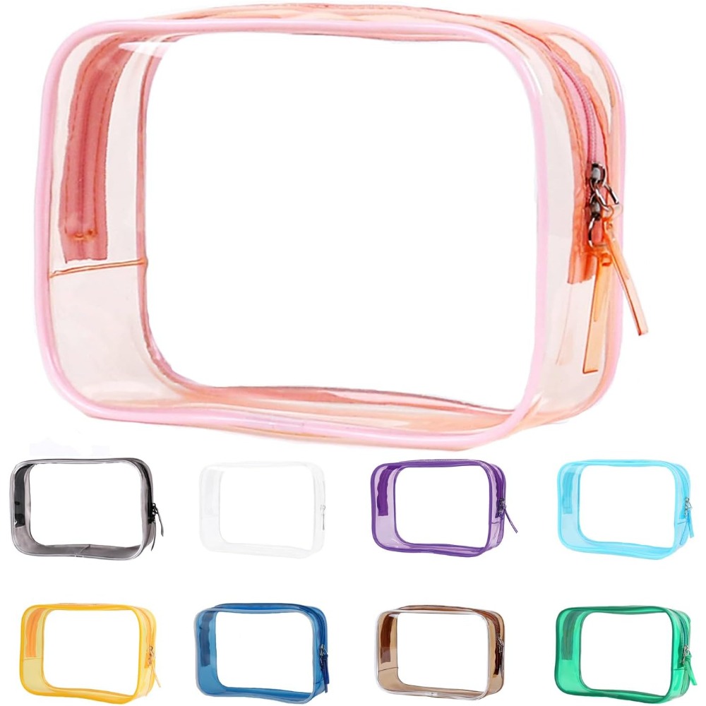 Clear Pouch Small, 6.6x2.3x4.7 - đánh giá và giá Toiletry Bag Tsa